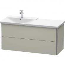 Duravit XS418606060 - Duravit XSquare Vanity Unit Wall-Mounted  Taupe Satin Matte