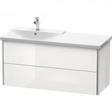 Duravit XS418608585 - Duravit XSquare Vanity Unit Wall-Mounted  White High Gloss