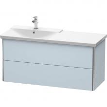 Duravit XS418609797 - Duravit XSquare Vanity Unit Wall-Mounted  Light Blue Satin Matte