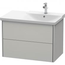 Duravit XS418700707 - Duravit XSquare Vanity Unit Wall-Mounted  Concrete Gray Matte