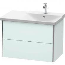 Duravit XS418700909 - Duravit XSquare Vanity Unit Wall-Mounted  Light Blue Matte