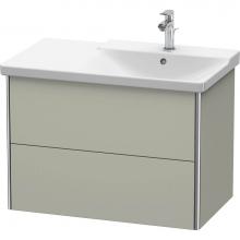 Duravit XS418706060 - Duravit XSquare Vanity Unit Wall-Mounted  Taupe Satin Matte