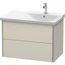 Duravit XS418709191 - Duravit XSquare Vanity Unit Wall-Mounted  Taupe Matte