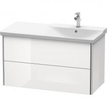 Duravit XS418802222 - Duravit XSquare Vanity Unit Wall-Mounted  White High Gloss