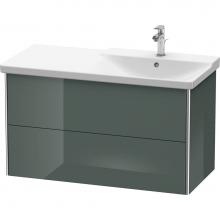 Duravit XS418803838 - Duravit XSquare Vanity Unit Wall-Mounted  Dolomiti Gray High Gloss