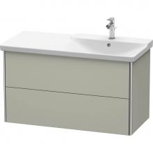 Duravit XS418806060 - Duravit XSquare Vanity Unit Wall-Mounted  Taupe Satin Matte