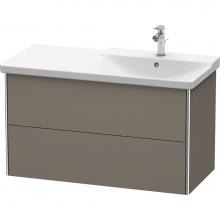 Duravit XS418809090 - Duravit XSquare Vanity Unit Wall-Mounted  Flannel Gray Satin Matte