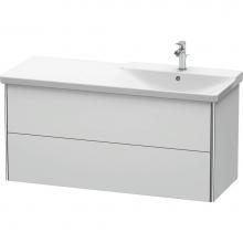 Duravit XS418903636 - Duravit XSquare Vanity Unit Wall-Mounted  White Satin Matte