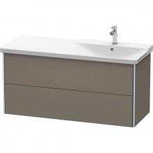 Duravit XS418909090 - Duravit XSquare Vanity Unit Wall-Mounted  Flannel Gray Satin Matte