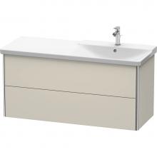 Duravit XS418909191 - Duravit XSquare Vanity Unit Wall-Mounted  Taupe Matte