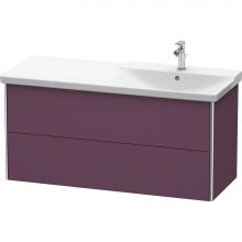 Duravit XS418909494 - Duravit XSquare Vanity Unit Wall-Mounted  Aubergine Satin Matte