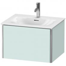 Duravit XS422200909 - Duravit XSquare Vanity Unit Wall-Mounted  Light Blue Matte