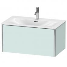 Duravit XS422400909 - Duravit XSquare Vanity Unit Wall-Mounted  Light Blue Matte