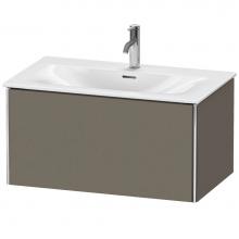 Duravit XS422409090 - Duravit XSquare Vanity Unit Wall-Mounted  Flannel Gray Satin Matte