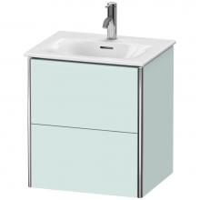 Duravit XS432100909 - Duravit XSquare Vanity Unit Wall-Mounted  Light Blue Matte