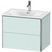 Duravit XS432300909 - Duravit XSquare Vanity Unit Wall-Mounted  Light Blue Matte