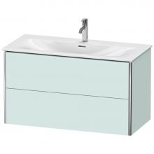 Duravit XS432500909 - Duravit XSquare Vanity Unit Wall-Mounted  Light Blue Matte