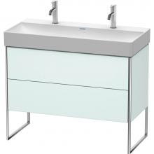 Duravit XS444400909 - Duravit XSquare Floor Standing Vanity Unit  Light Blue Matte