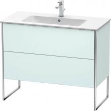 Duravit XS444700909 - Duravit XSquare Floor Standing Vanity Unit  Light Blue Matte