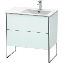 Duravit XS445200909 - Duravit XSquare Floor Standing Vanity Unit  Light Blue Matte