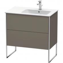 Duravit XS445209090 - Duravit XSquare Floor Standing Vanity Unit  Flannel Gray Satin Matte