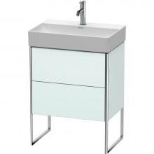 Duravit XS445300909 - Duravit XSquare Floor Standing Vanity Unit  Light Blue Matte