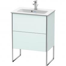 Duravit XS445400909 - Duravit XSquare Floor Standing Vanity Unit  Light Blue Matte