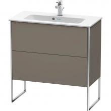 Duravit XS445509090 - Duravit XSquare Floor Standing Vanity Unit  Flannel Gray Satin Matte