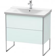 Duravit XS446100909 - Duravit XSquare Floor Standing Vanity Unit  Light Blue Matte