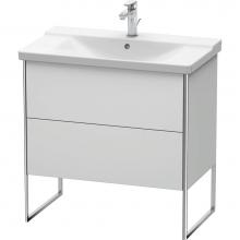 Duravit XS446103636 - Duravit XSquare Floor Standing Vanity Unit  White Satin Matte