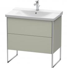 Duravit XS446106060 - Duravit XSquare Floor Standing Vanity Unit  Taupe Satin Matte