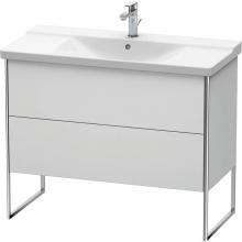 Duravit XS446203636 - Duravit XSquare Floor Standing Vanity Unit  White Satin Matte