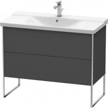 Duravit XS446204949 - Duravit XSquare Floor Standing Vanity Unit  Graphite Matte