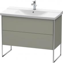 Duravit XS446209292 - Duravit XSquare Floor Standing Vanity Unit  Stone Gray Satin Matte