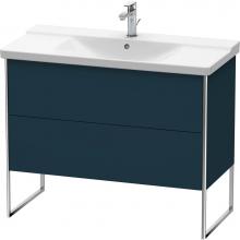 Duravit XS446209898 - Duravit XSquare Floor Standing Vanity Unit  Night Blue Satin Matte