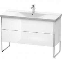 Duravit XS446302222 - Duravit XSquare Floor Standing Vanity Unit  White High Gloss