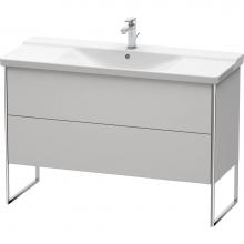 Duravit XS446303939 - Duravit XSquare Floor Standing Vanity Unit  Nordic White Satin Matte