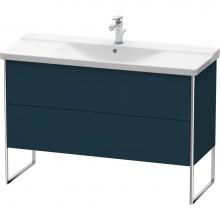 Duravit XS446309898 - Duravit XSquare Floor Standing Vanity Unit  Night Blue Satin Matte