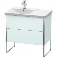 Duravit XS446400909 - Duravit XSquare Floor Standing Vanity Unit  Light Blue Matte