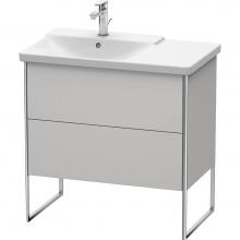 Duravit XS446403939 - Duravit XSquare Floor Standing Vanity Unit  Nordic White Satin Matte