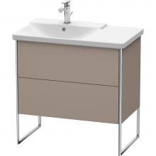 Duravit XS446404343 - Duravit XSquare Floor Standing Vanity Unit  Basalt Matte