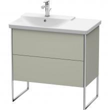 Duravit XS446406060 - Duravit XSquare Floor Standing Vanity Unit  Taupe Satin Matte