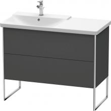 Duravit XS446504949 - Duravit XSquare Floor Standing Vanity Unit  Graphite Matte