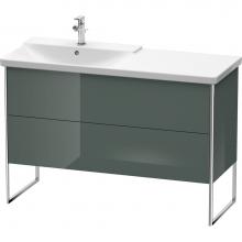 Duravit XS446603838 - Duravit XSquare Floor Standing Vanity Unit  Dolomiti Gray High Gloss