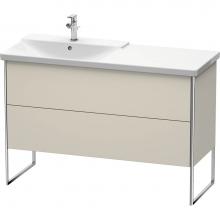 Duravit XS446609191 - Duravit XSquare Floor Standing Vanity Unit  Taupe Matte