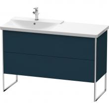 Duravit XS446609898 - Duravit XSquare Floor Standing Vanity Unit  Night Blue Satin Matte