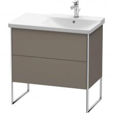 Duravit XS446709090 - Duravit XSquare Floor Standing Vanity Unit  Flannel Gray Satin Matte