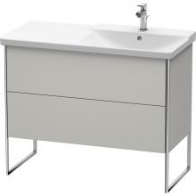 Duravit XS446800707 - Duravit XSquare Floor Standing Vanity Unit  Concrete Gray Matte