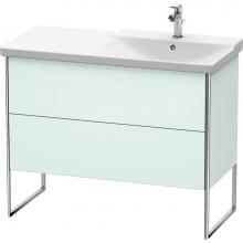 Duravit XS446800909 - Duravit XSquare Floor Standing Vanity Unit  Light Blue Matte