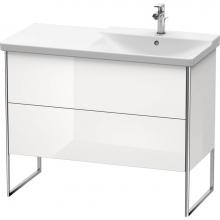 Duravit XS446802222 - Duravit XSquare Floor Standing Vanity Unit  White High Gloss